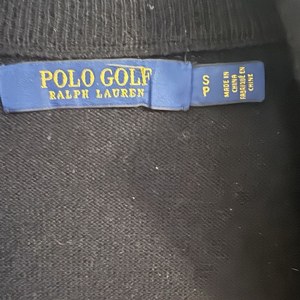 Polo Golf Ralph Lauren Sweater Full Zip Cashmere Blend Ruffle Women’s Small - Picture 6 of 8